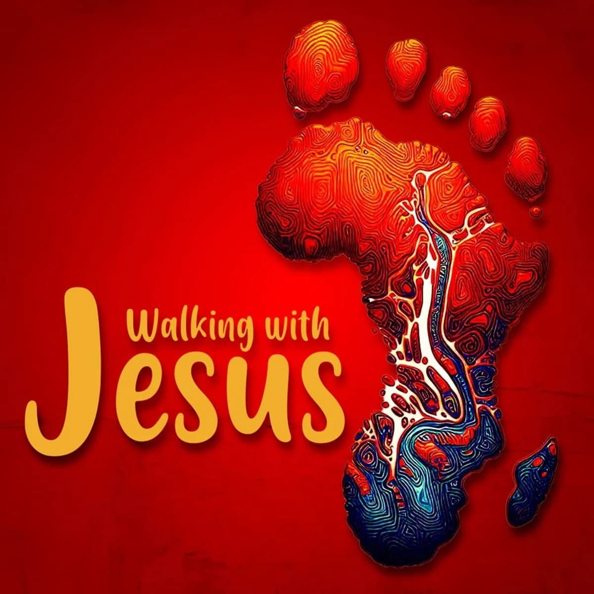 Walking with Jesus: Assuarance of salvation scene artwork