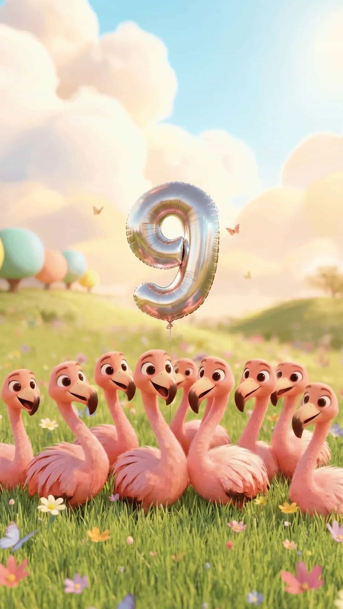 The world of numbers: Number 9 scene artwork