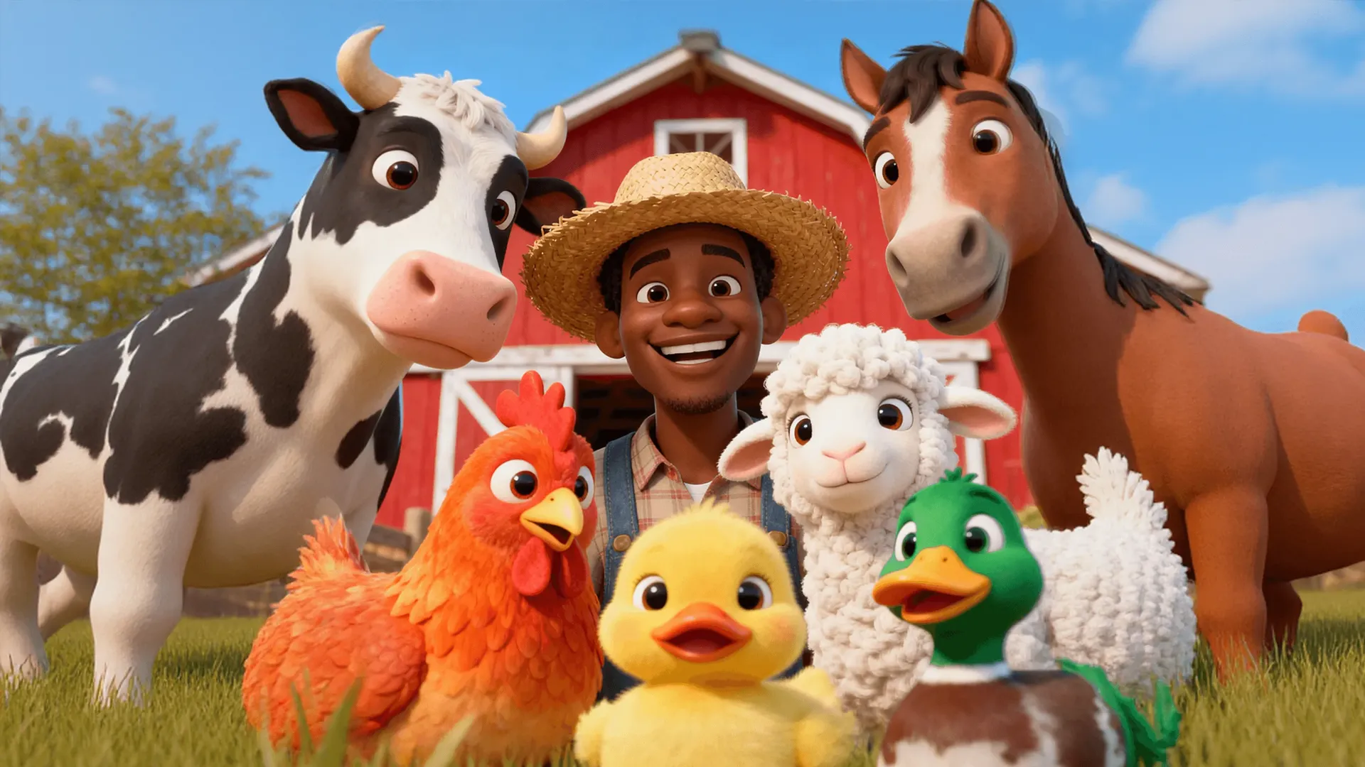 Fun & Learn: Animals adventure scene artwork