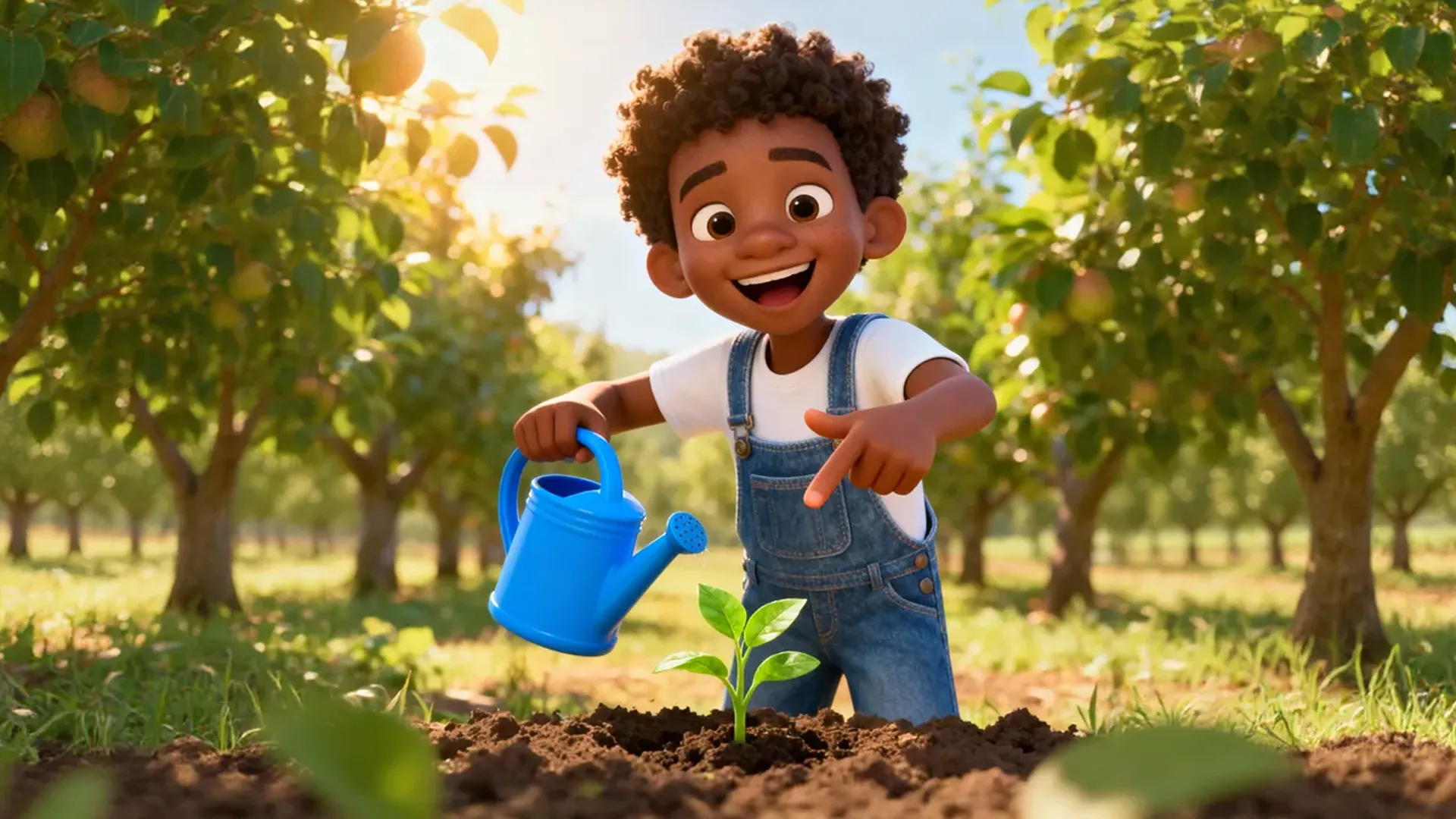 Fun & Learn: Seed journey scene artwork