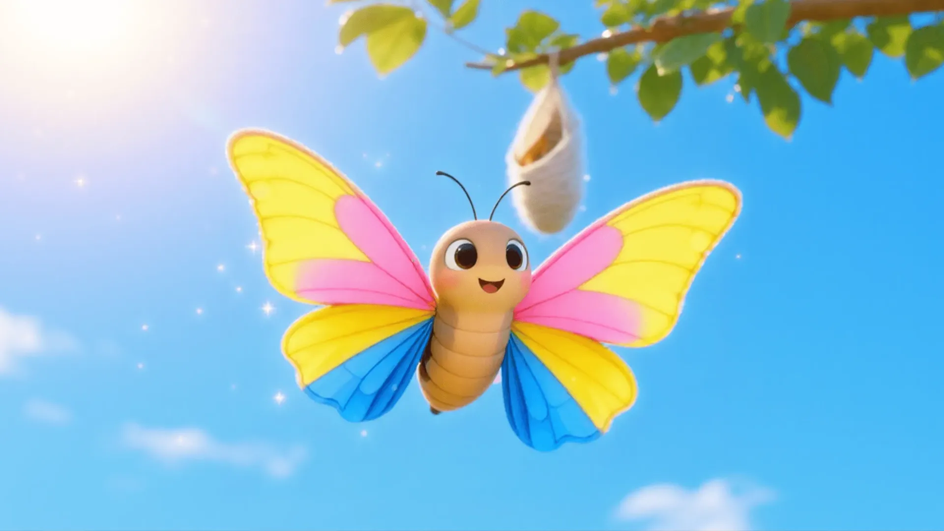 Fun & Learn: Butterfly's hope scene artwork