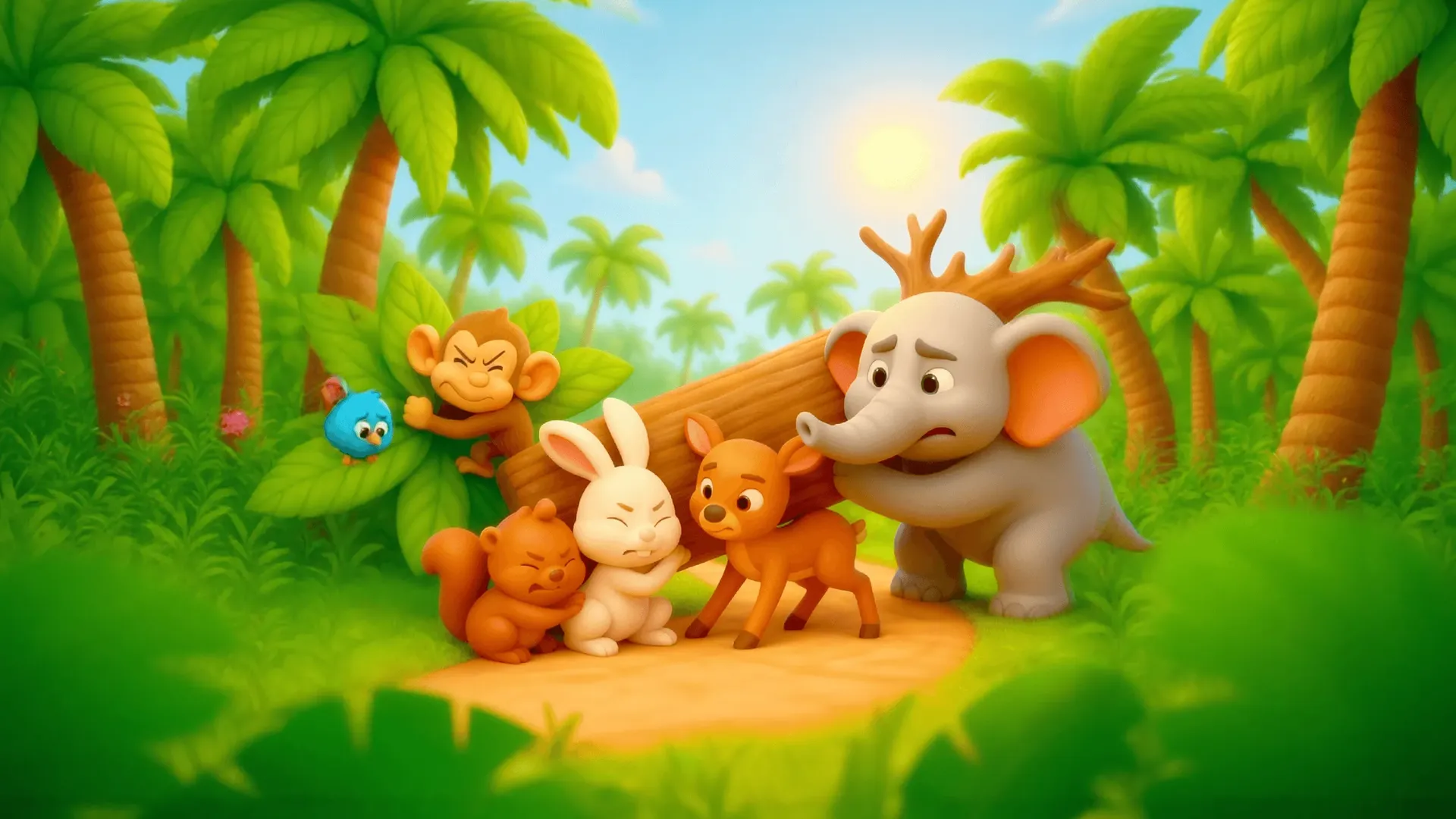 Story Time: Tree in the way scene artwork