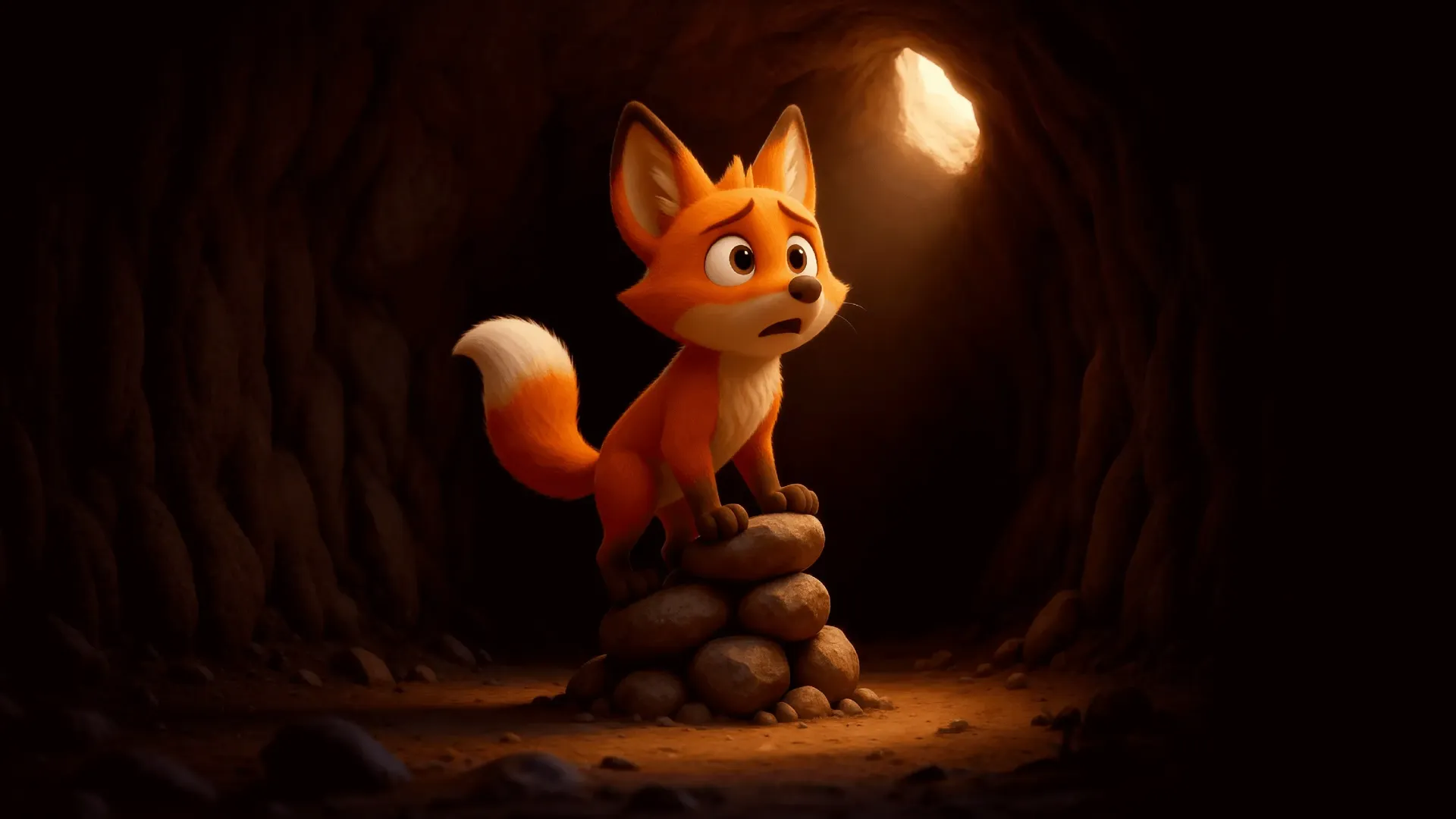 Story Time: Little Fox Adventure scene artwork