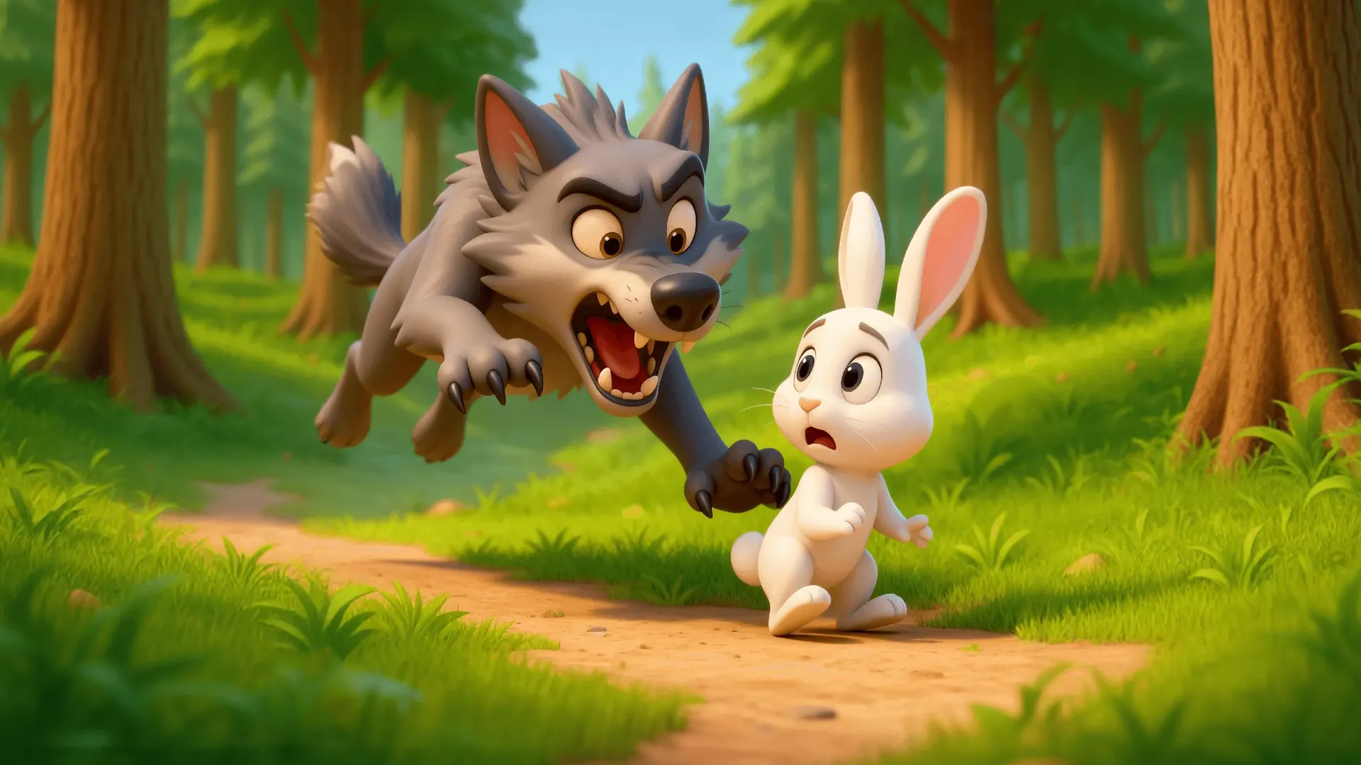 Story Time: The Clever Bunny scene artwork