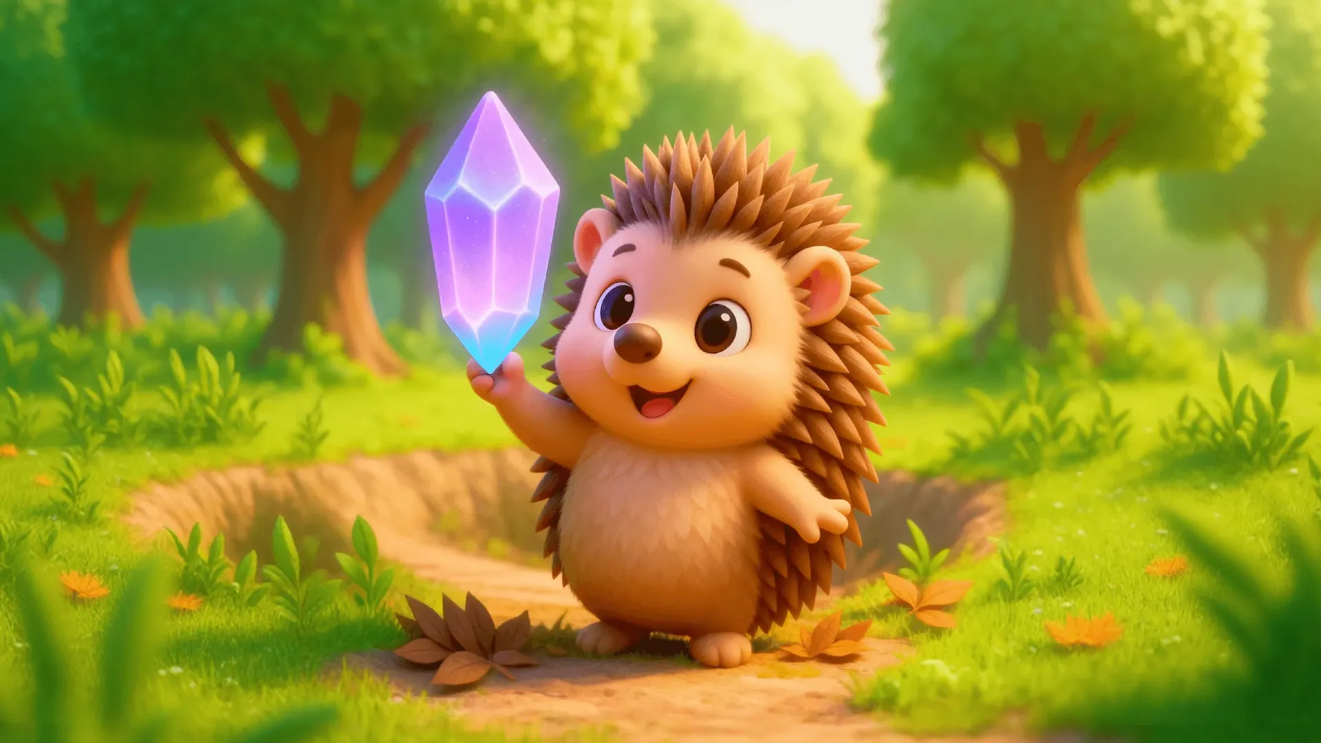 Story Time: The different hedgehog scene artwork