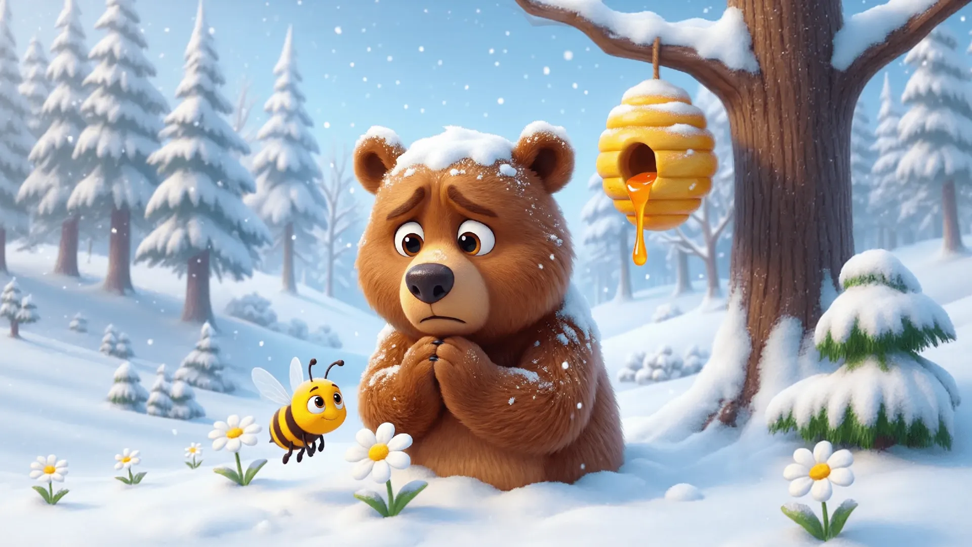 Story Time: benny & the busy bees scene artwork