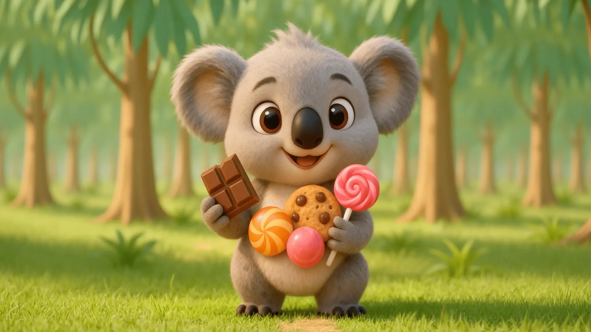 Story Time: Kiko the candy Koala scene artwork