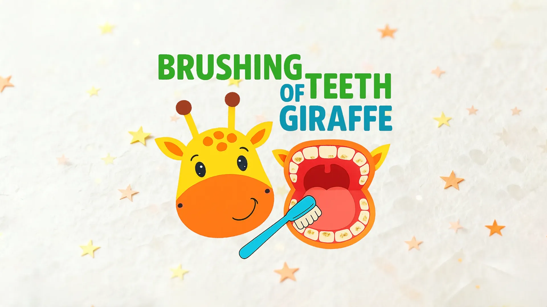 Crafts & DIY: Toothy Giraffe scene artwork