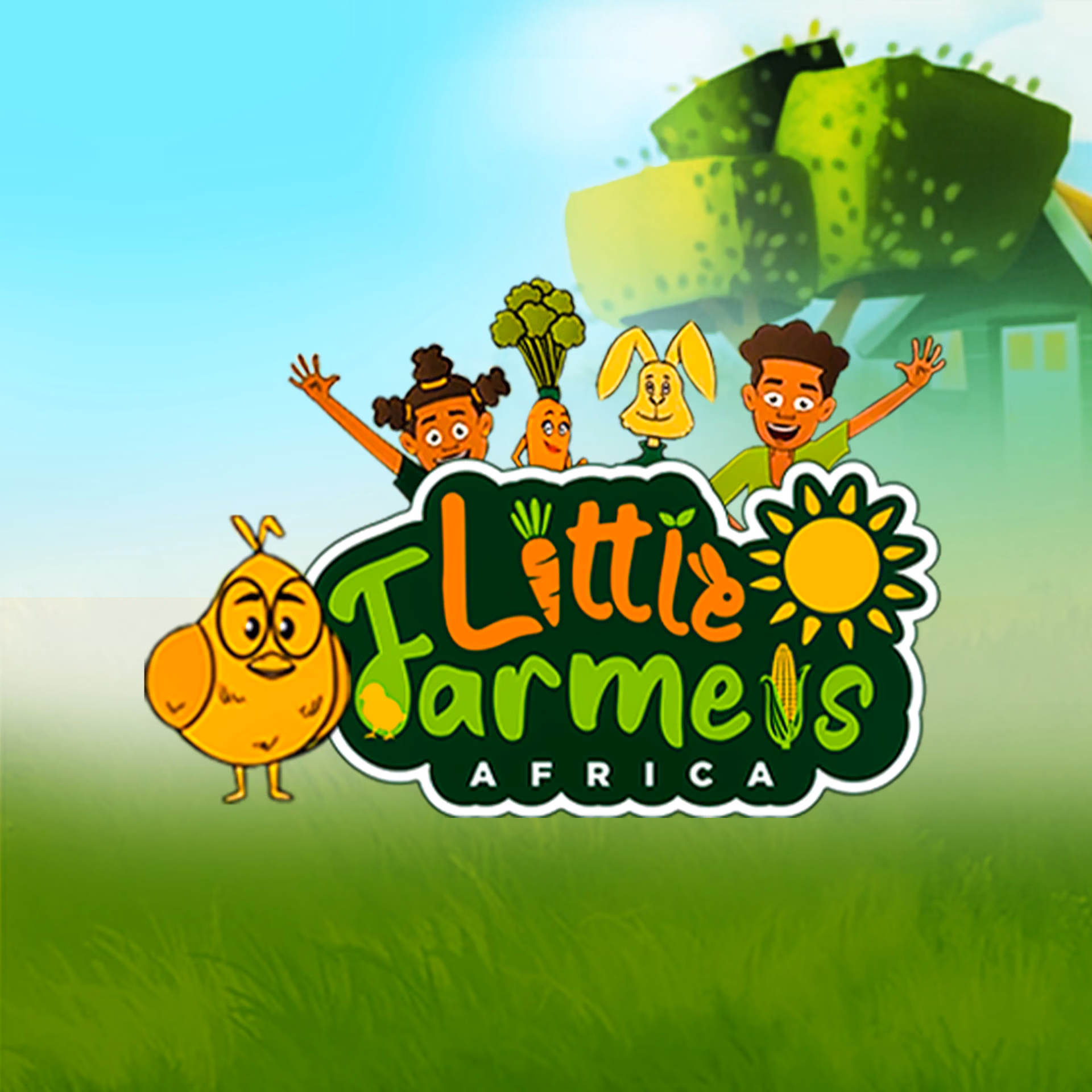 Little Farmers Africa scene artwork