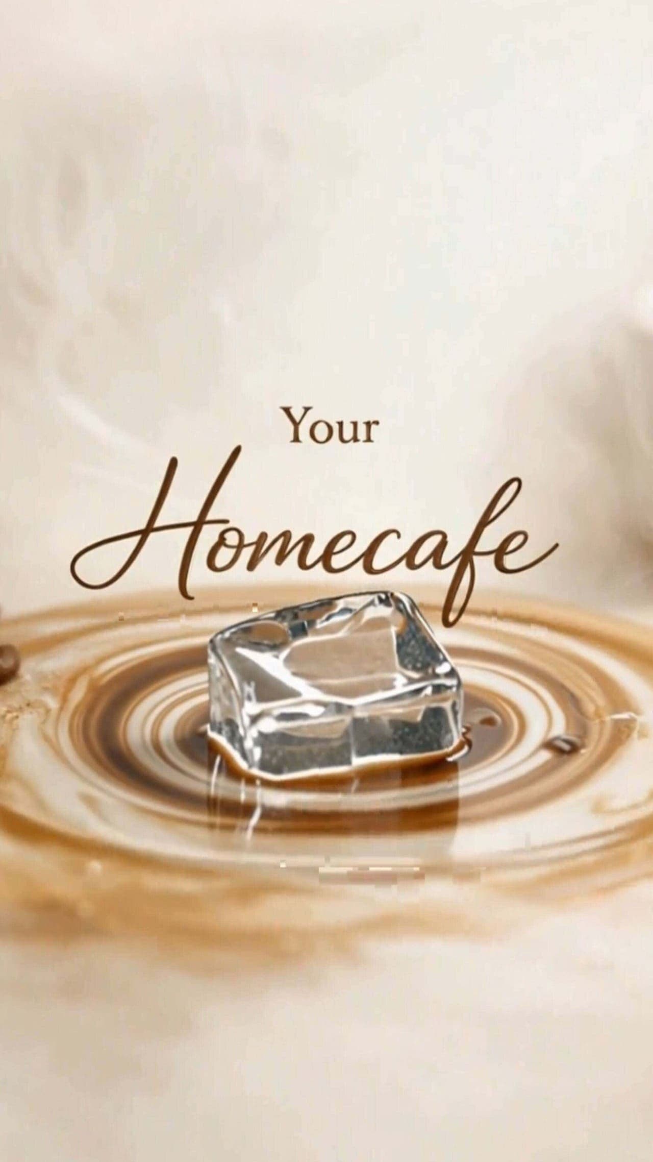 Your Homecafe: Dalgona Style Caramel Iced Coffee scene artwork